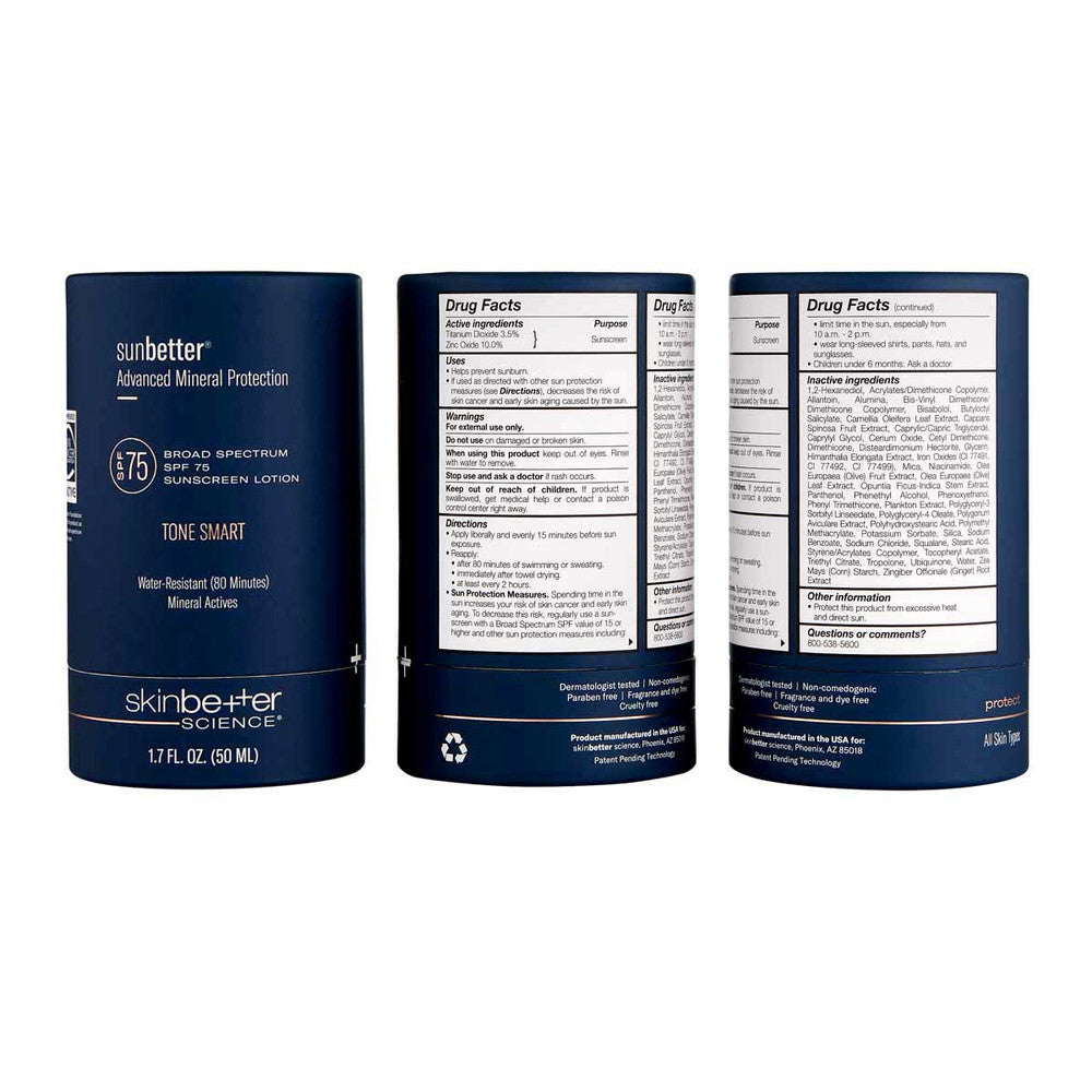 Sunbetter TONE SMART SPF 75 Sunscreen Lotion 50 ml